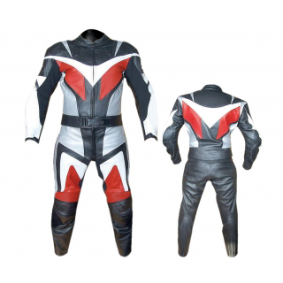 Motorbike leather suits 2 piece