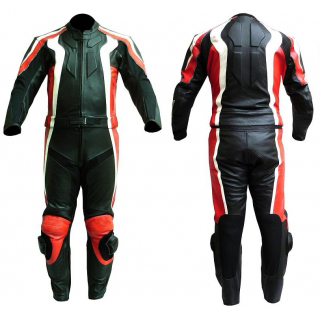 Motorbike leather suits 2 piece